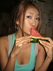 Incredibly sexy and beautiful asian idol posing in her bikini